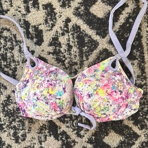 Victoria's Secret Colorful Splatter Bra